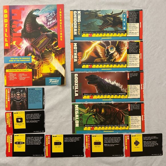 Godzilla Tokyo Clash Board Game / 100% Complete - Picture 6 of 12